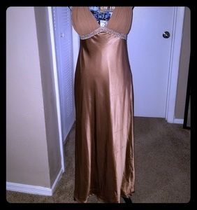 Champagne color dress